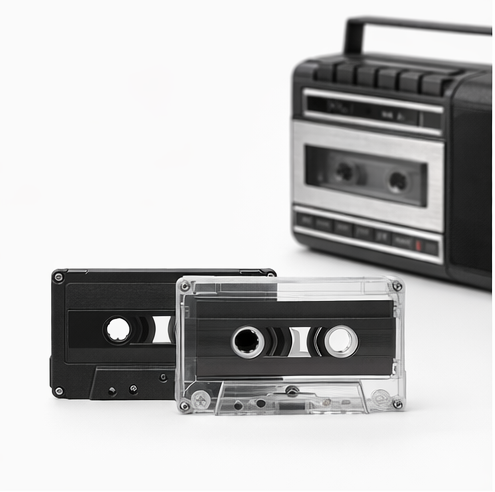Kassettenrecorder + Kassettenpack 2x