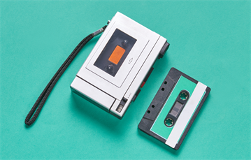 Kassettenrecorder + Kassettenpack 2x