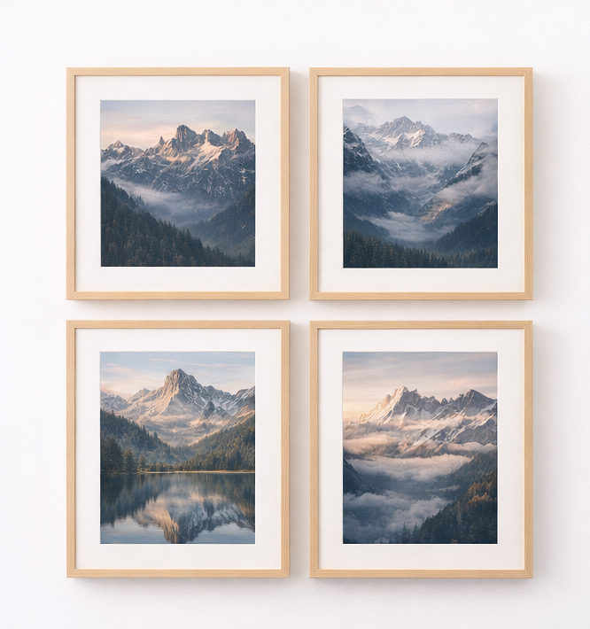 Bilderserie Motiv Berge